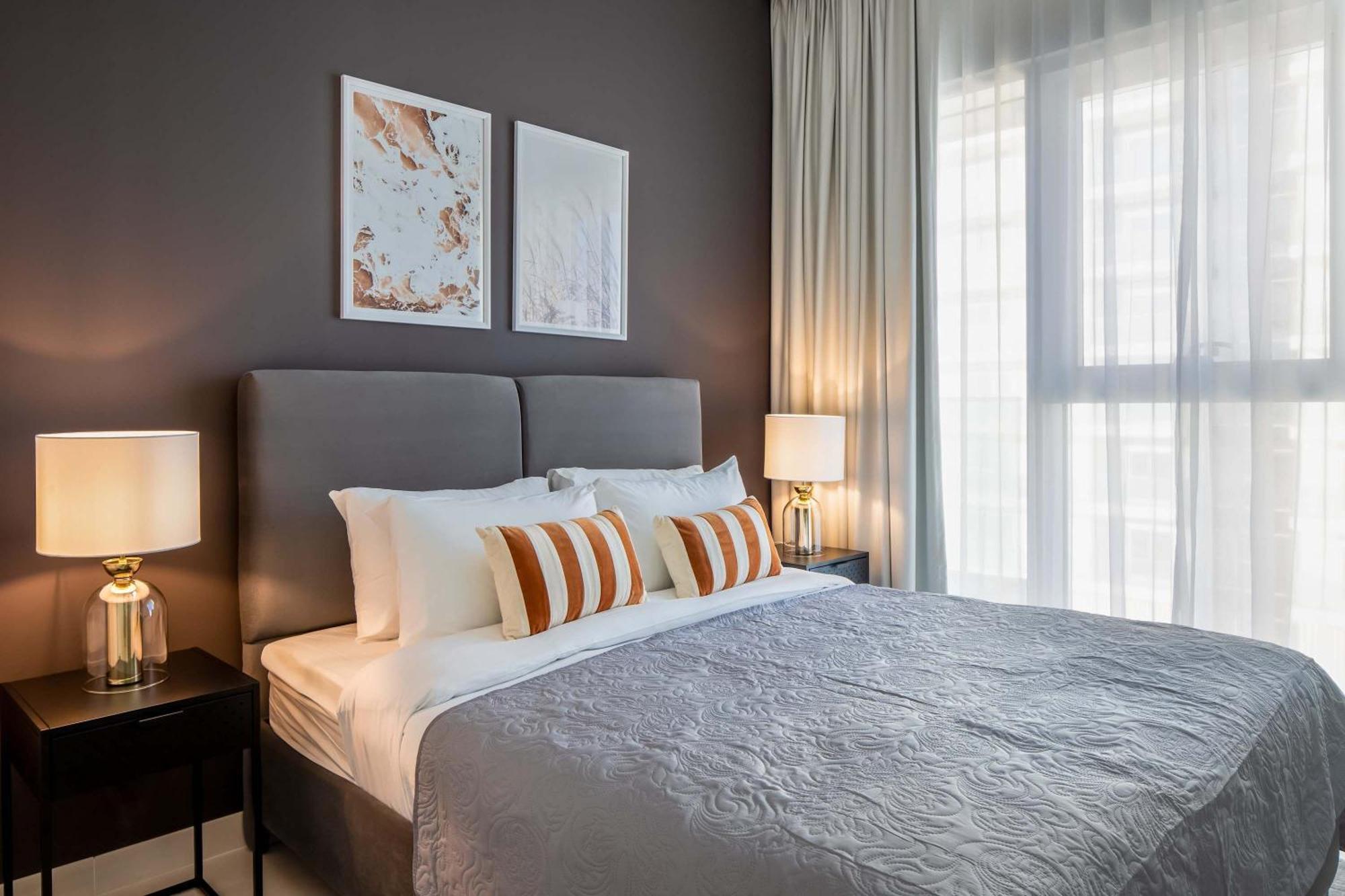 Silkhaus Palm View 1Bdr With Private Beach In Emaar Beachfront Dubai Esterno foto