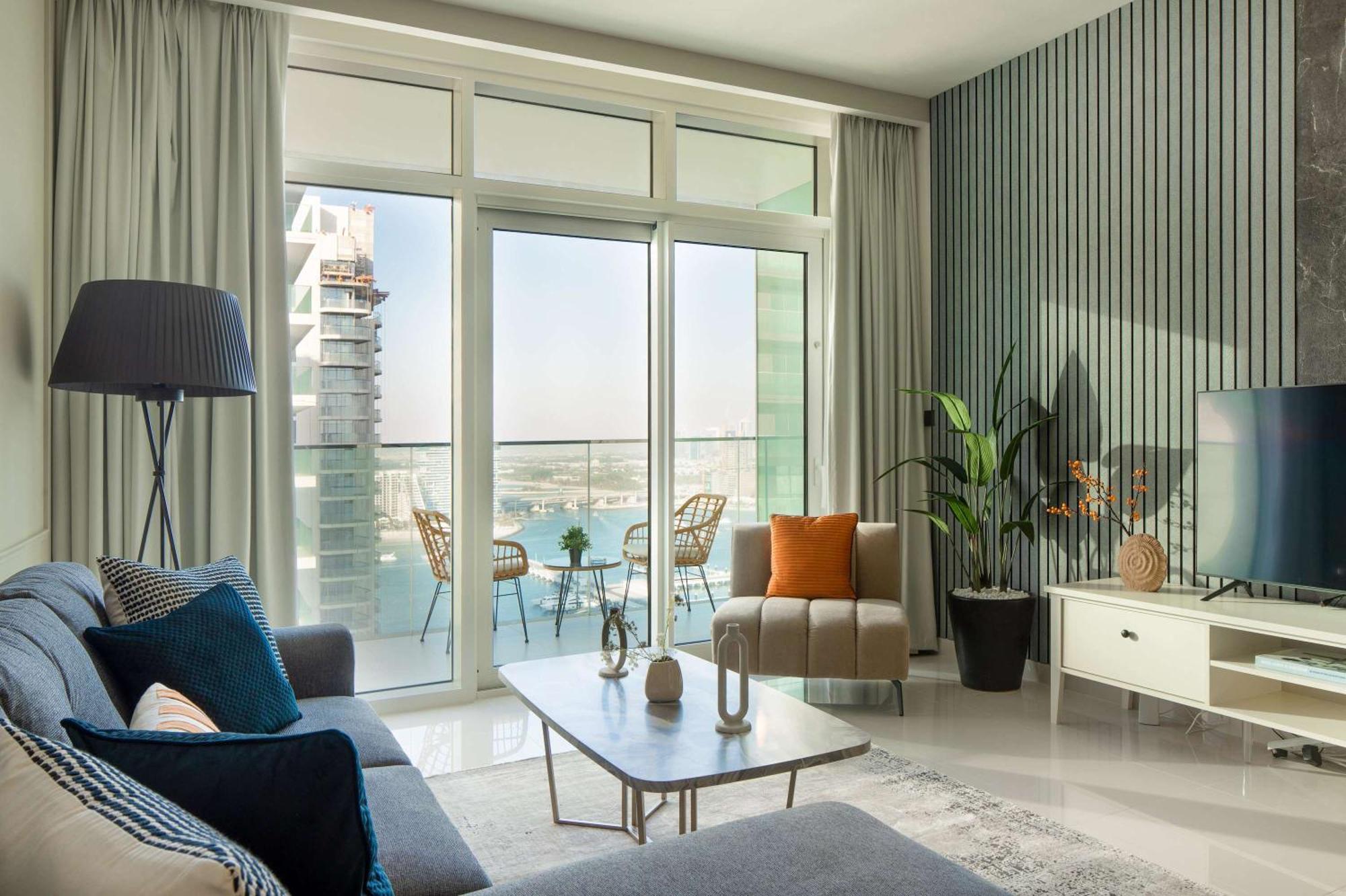 Silkhaus Palm View 1Bdr With Private Beach In Emaar Beachfront Dubai Esterno foto
